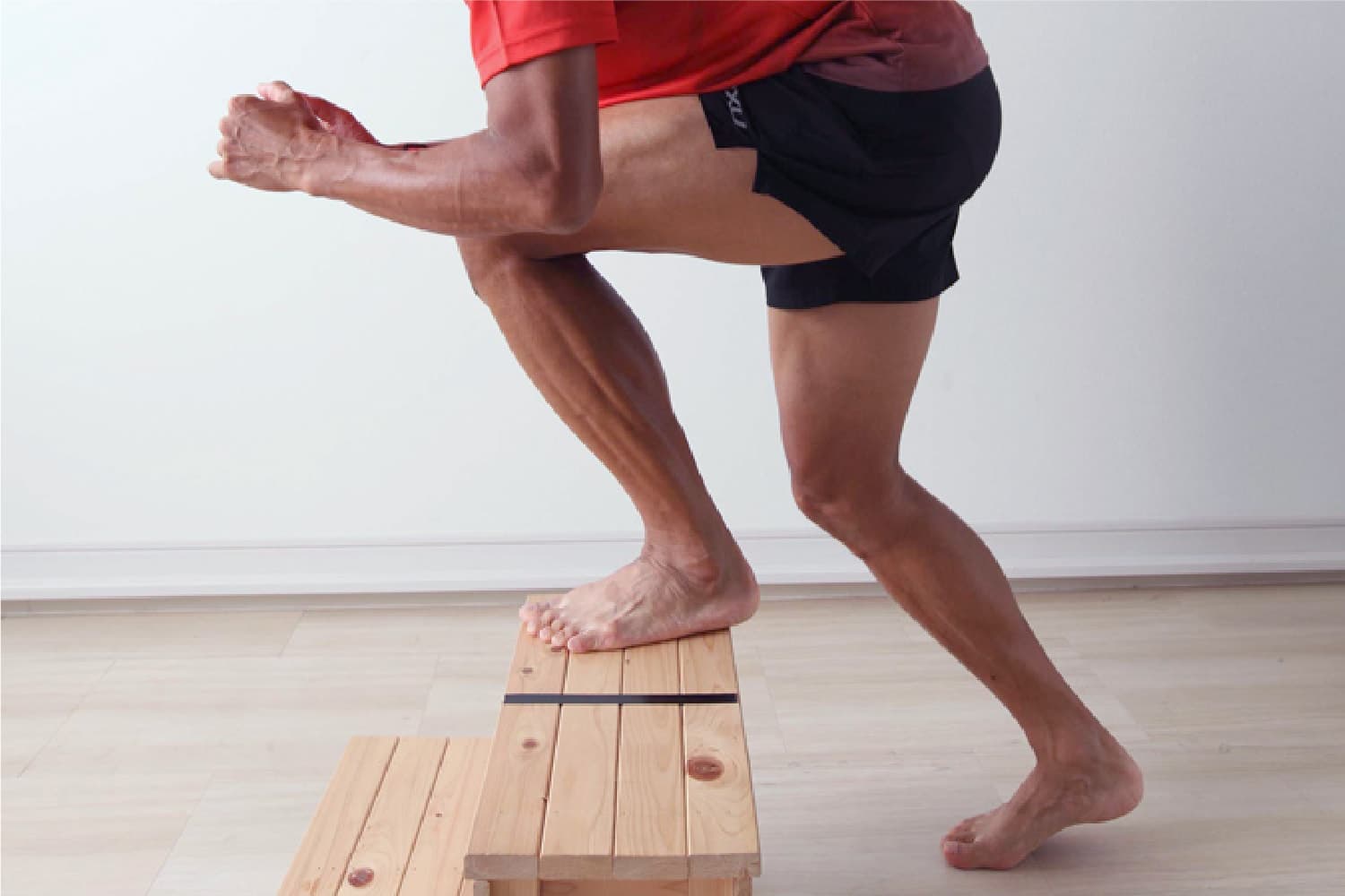 トレーニングをする男性